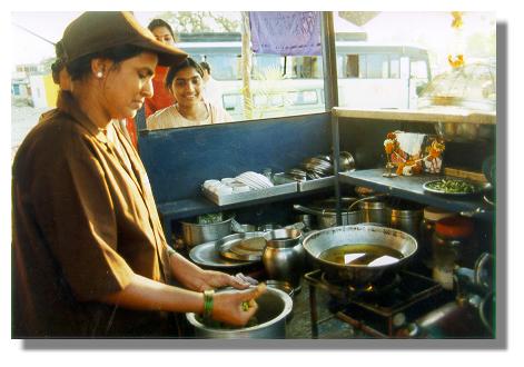 Im Inneren eines Teastalls